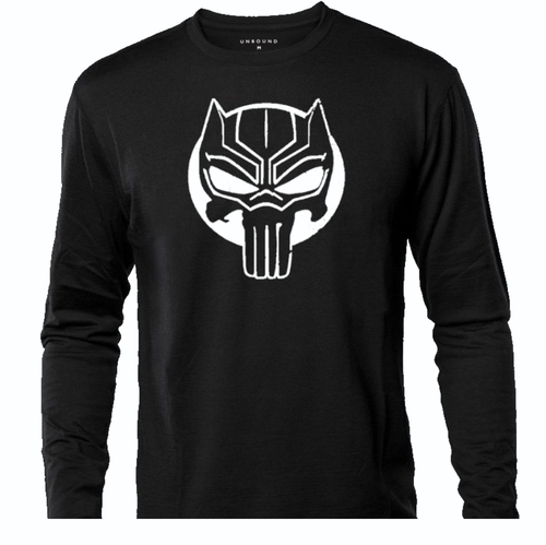 THE BLACK PANTHER/PUNISHER LONG SLEEVE TEE