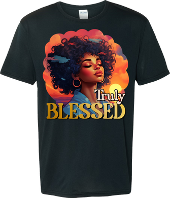 TRULY BLESSED Black Woman, Religious, She is Strong, Powerful Woman, God, Afro Queen