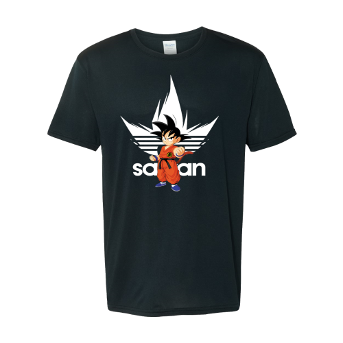 Goku Saiyan Adidas Shirt - Kid Goku
