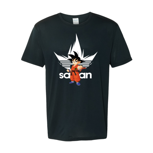Goku Saiyan Adidas Shirt - Kid Goku