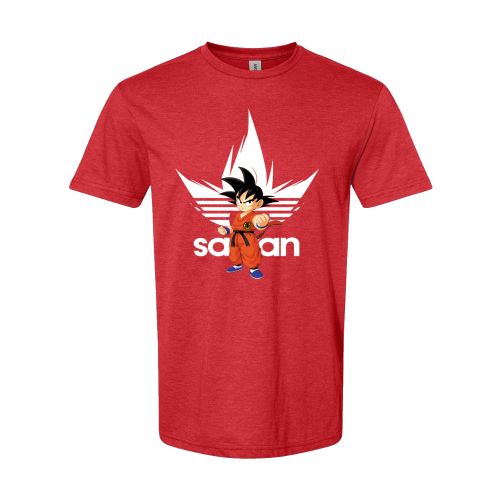 Goku Saiyan Adidas Shirt - Kid Goku
