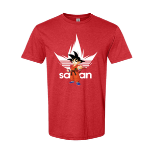 Goku Saiyan Adidas Shirt - Kid Goku