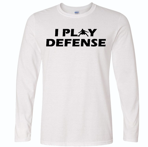 I PLAY DEFENSE LONG SLEEVE T-SHIRT ALL COLORS