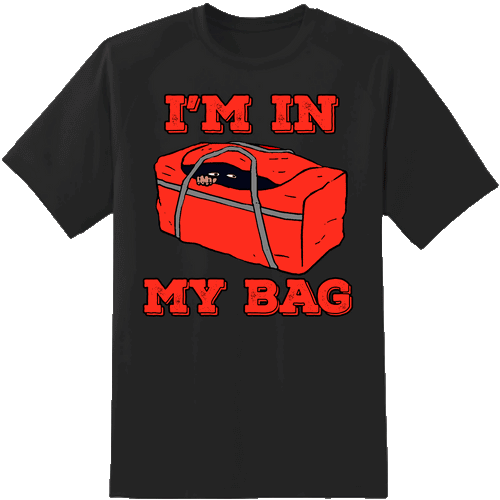 I'm In My Bag Black Short