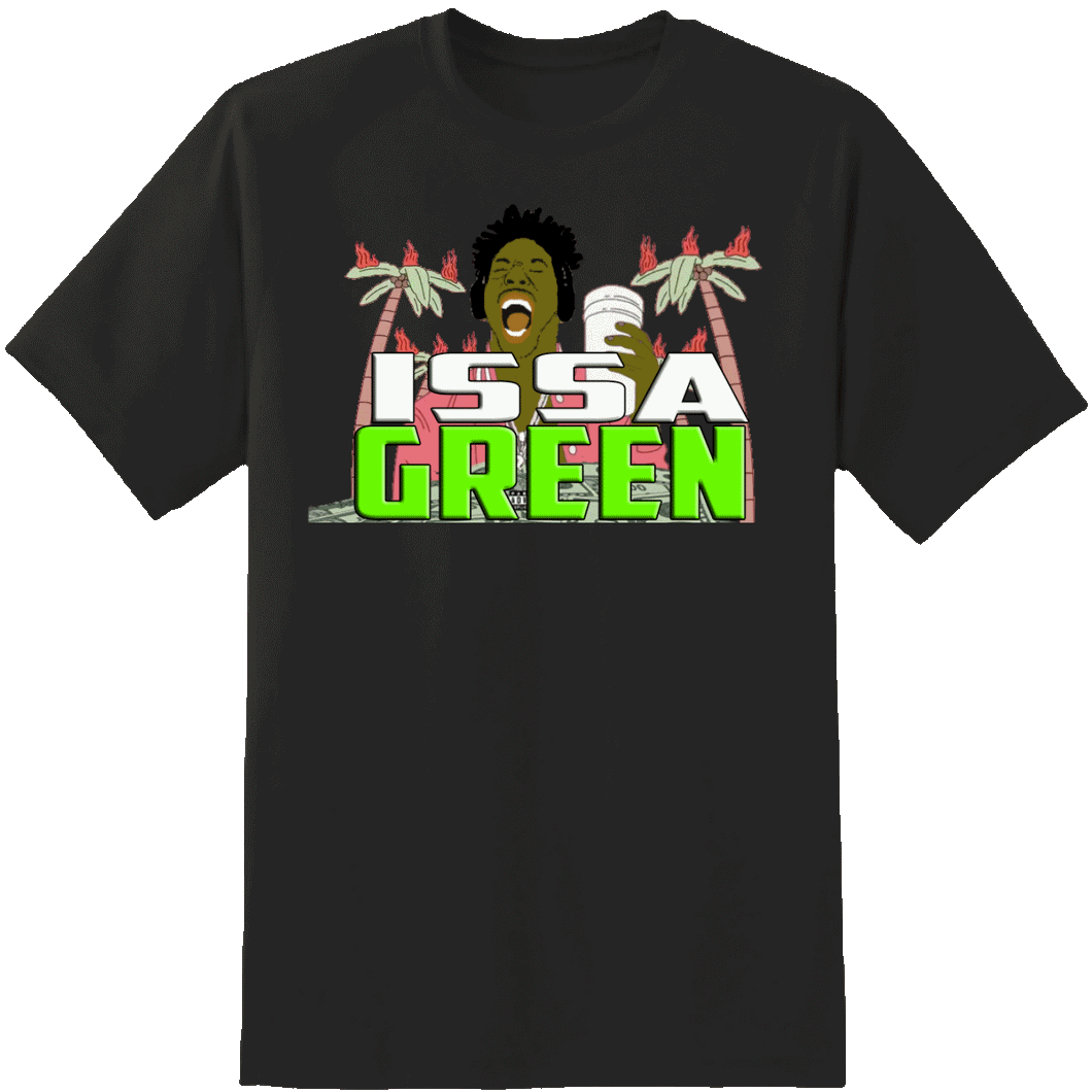 Issa Green Black Tee Short