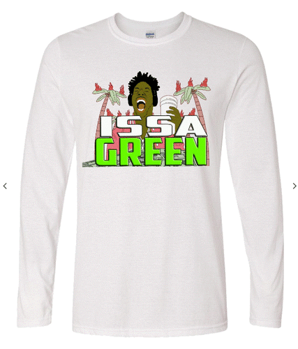 ISSA GREEN LONG TEE