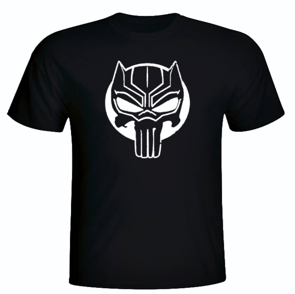 BLACK PANTHER/THE PUNISHER SHORT SLEEVE TEE