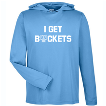 Load image into Gallery viewer, I GET BUCKETS SLIM FIT PERFORMANCE WORKOUT HOODIE All Colors