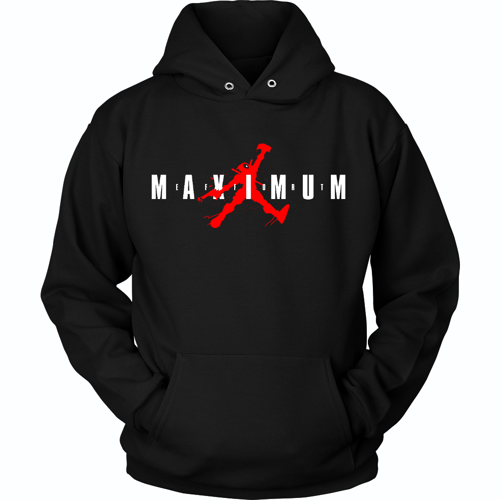 DEADPOOL JORDAN JUMPMAN MAXIMUM EFFORT HOODIE Breaze Tees