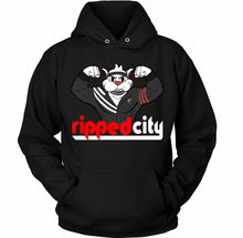 Load image into Gallery viewer, Ripped City Hoodie - Portland Trailblazers