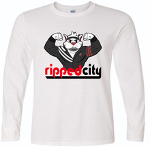 Load image into Gallery viewer, Ripped City Long Sleeve T-Shirt - Portland Trailblazers