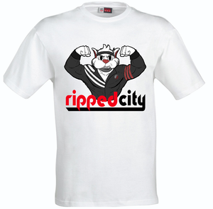 Ripped City T-Shirt Portland Trailblazers