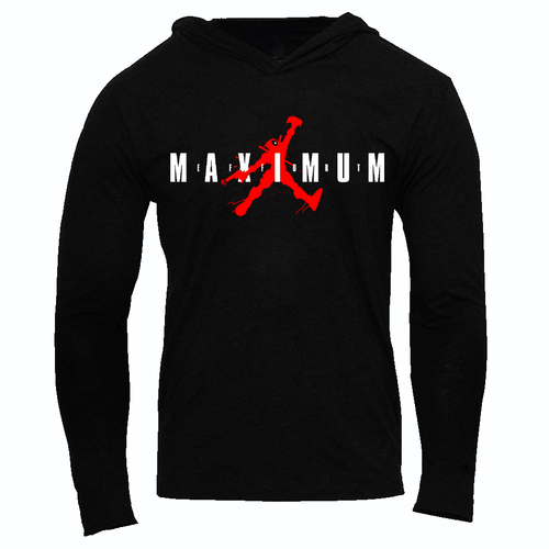 DEADPOOL JORDAN JUMPMAN MAXIMUM EFFORT SLIM FIT PERFORMANCE WORKOUT HOODIE